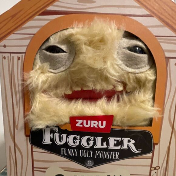 Zuru Fuggler Mr Buttons Golden Retriever Butt Ugly Pets Stuffed Animal - Picture 2 of 9